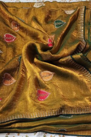 Jimmy Choo Saree in Dual Tone with running Blouse