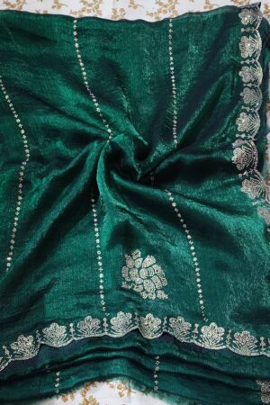 Beautiful and Light Weight Jimmy Choo Saree With Running Blouse